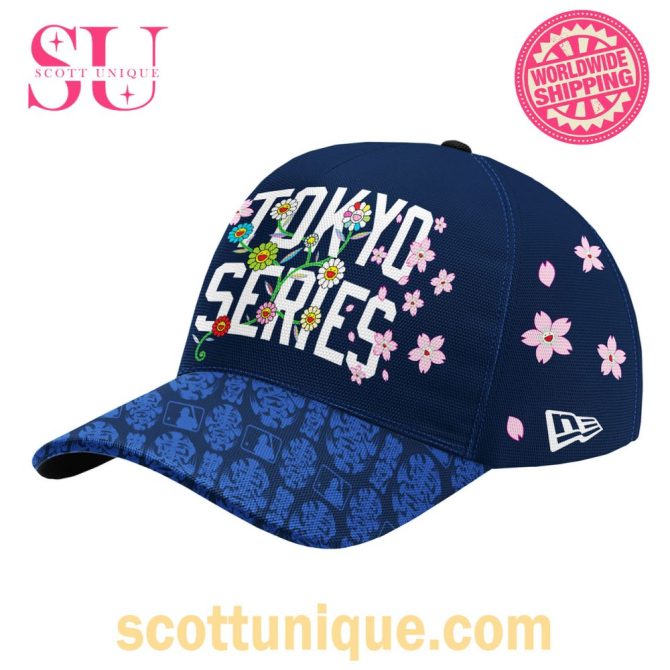Mlb Tour Tokyo Series X Takashi Murakami Navy Classic Cap Limited Edition - Image 3