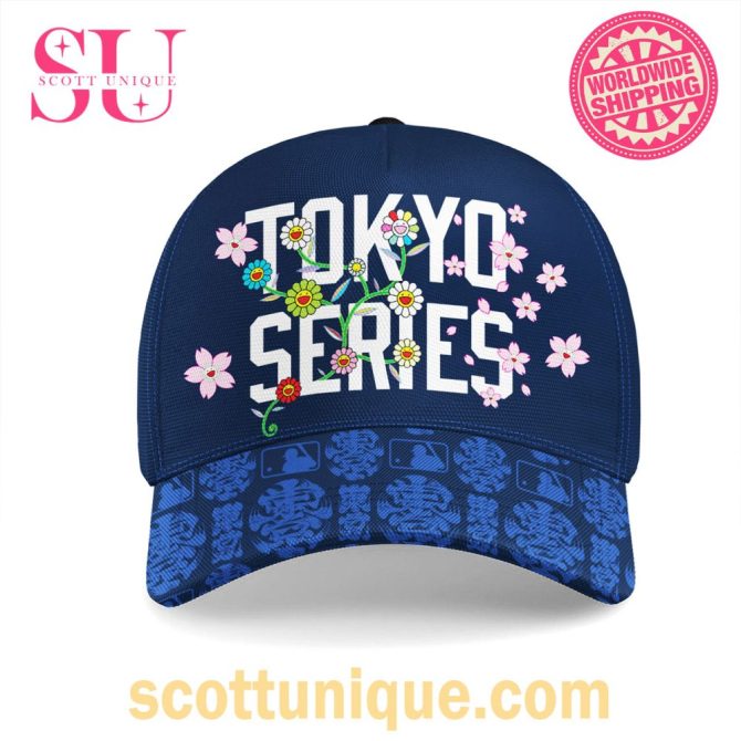 Mlb Tour Tokyo Series X Takashi Murakami Navy Classic Cap Limited Edition - Image 2