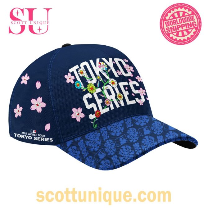 Mlb Tour Tokyo Series X Takashi Murakami Navy Classic Cap Limited Edition - Image 4