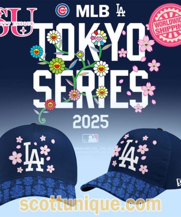 Mlb Tour Tokyo Series X Takashi Murakami X Los Angeles Dodgers Navy Classic Cap Limited Edition