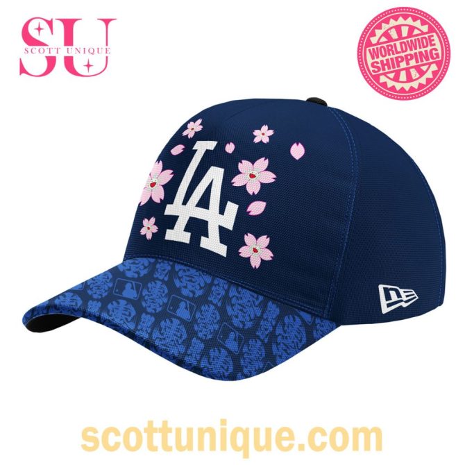 Mlb Tour Tokyo Series X Takashi Murakami X Los Angeles Dodgers Navy Classic Cap Limited Edition - Image 3