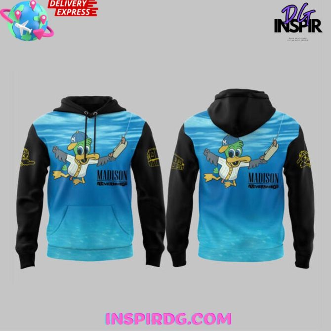 Madison Mallards X Duck Dive Special Edition All Over Print Hoodie - Image 2