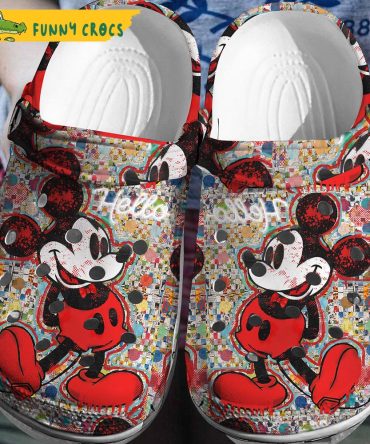 Magical Mickey Mouse 3D Crocs Clog Shoes - Discover Comfort And Style Clog Shoes Unisex Clogs Garden Shoes