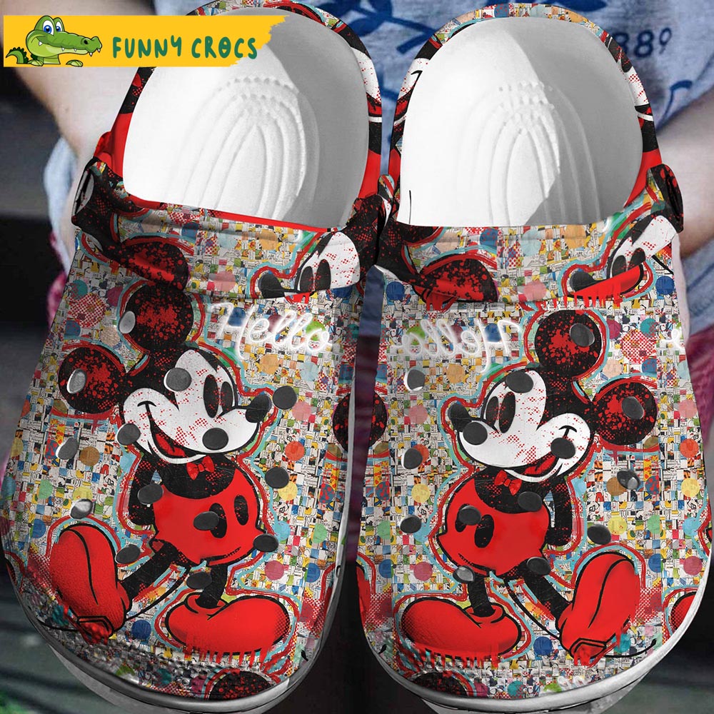 Magical Mickey Mouse 3D Crocs Clog Shoes - Discover Comfort And Style Clog Shoes Unisex Clogs Garden Shoes