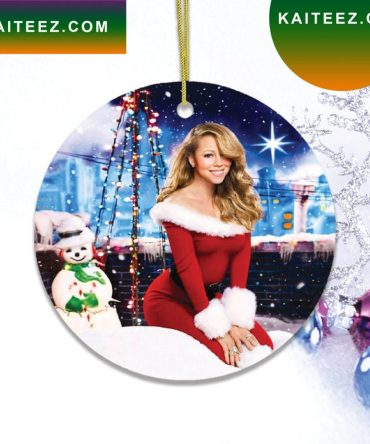 Mariah Carey Christmas Ornament