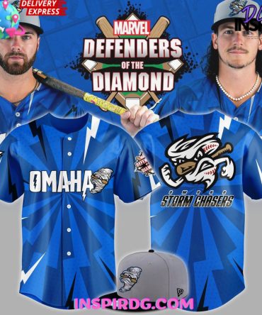 Marvel Defenders Of The Diamond Omaha Storm Chasers Baseball Jersey