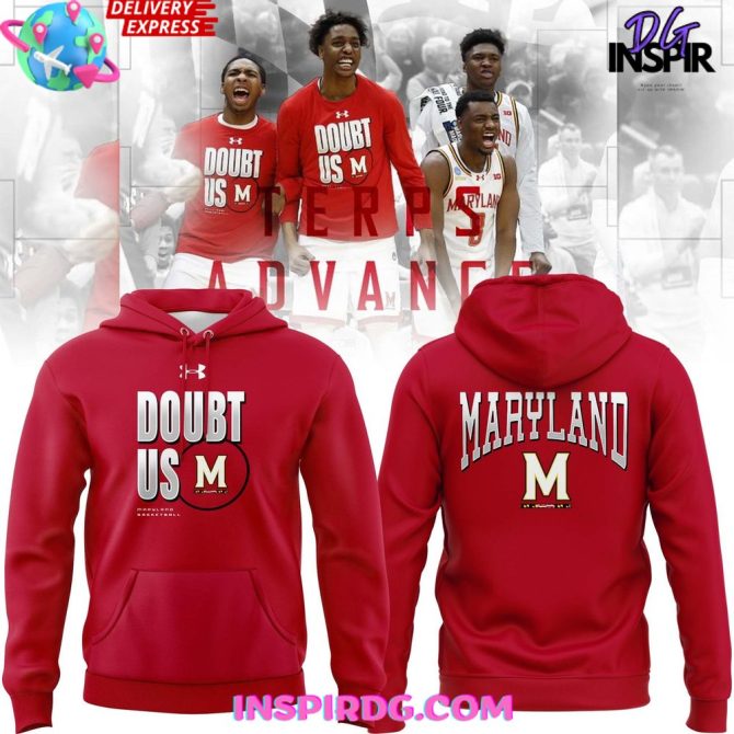 Maryland Terrapins X Doubt Us Special Edition All Over Print Hoodie