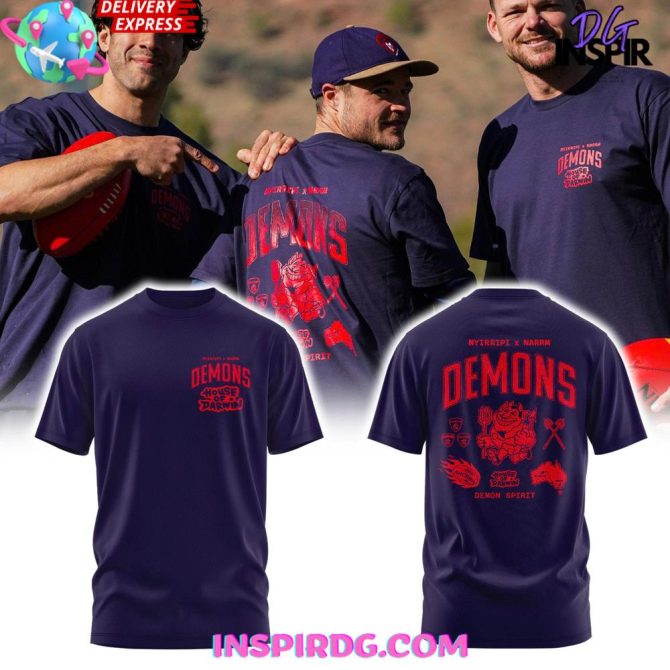 Limited Edition Demons Spirit T-Shirt – Bold Graphic Design, Perfect For Sports Fans!