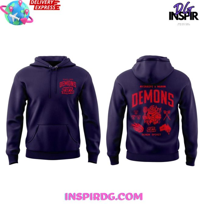 Limited Edition Demons Spirit T-Shirt – Bold Graphic Design, Perfect For Sports Fans! - Image 4