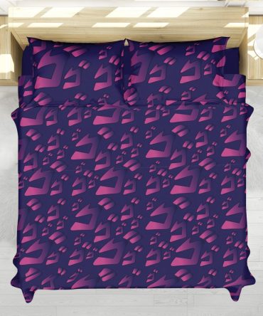 Menacing Aura Jojo'S Bizarre Adventure Bedding Set