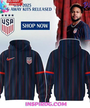 Men'S Nike Usmnt 2025 Heartbeat Away Stadium Special All Over Print Hoodie