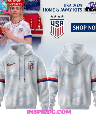 Men'S Nike Usnt 2025 Brilliant Home Stadium Special All Over Print Hoodie