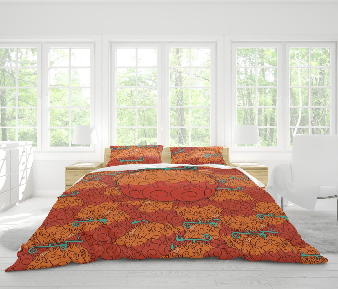 Mera Mera No Mi One Piece Bedding Set - Image 4