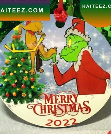 Merry Christmas  Grinch Inspired Grinch Decorations Outdoor Ornament