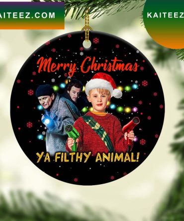 Merry Christmas Ya Filthy Animal Home Alone Ornament