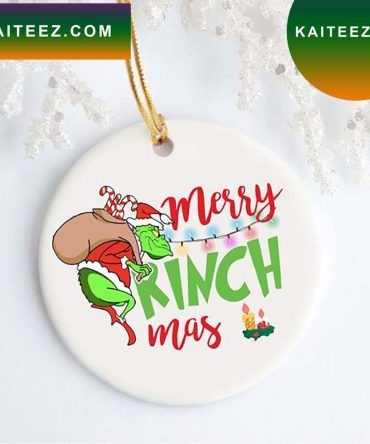 Merry Grinchmas Cute Grinch Decorations Outdoor Ornament