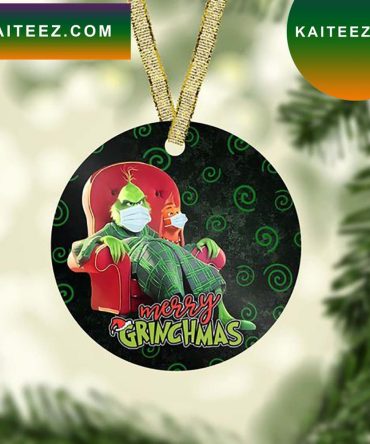 Merry Grinchmas Grinch Wear Mask Grinch Decorations Outdoor Ornament