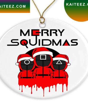 Merry Squidmas Game  Christmas Ornament