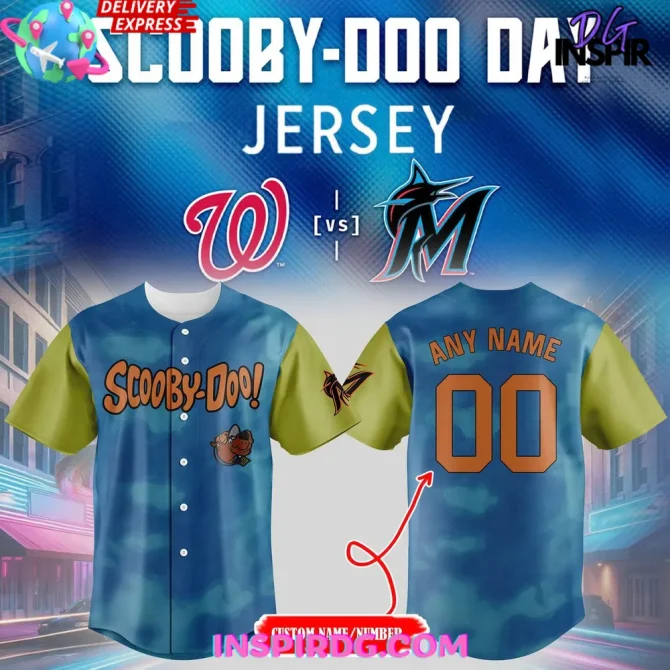 Miami Marlins X 2025 Scooby-Doo Day Baseball Jersey