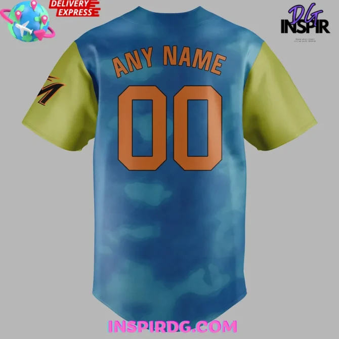 Miami Marlins X 2025 Scooby-Doo Day Baseball Jersey - Image 3