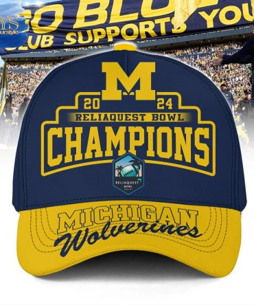 Michigan Wolverines Reliaquest Bowl Champions 2024 Classic Cap