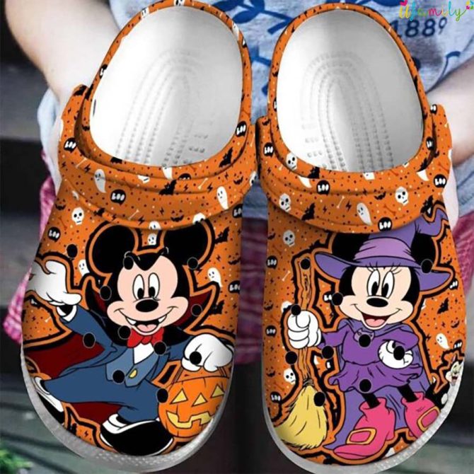 Mickey Mouse Minnie Mouse Disney Crocs - Discover Comfort And Style Clog Shoes Unisex Clogs Garden Shoes