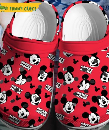 Mickey Mouse Pattern Crocs Slippers - Discover Comfort And Style Clog Shoes Unisex Clogs Garden Shoes