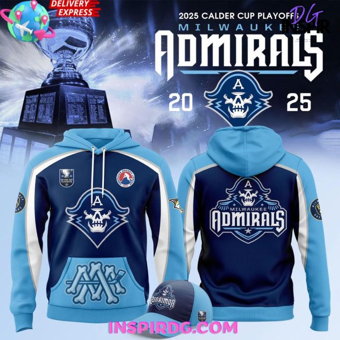 Milwaukee Admirals 2025 Calder Cup Playoffs Special All Over Print Hoodie