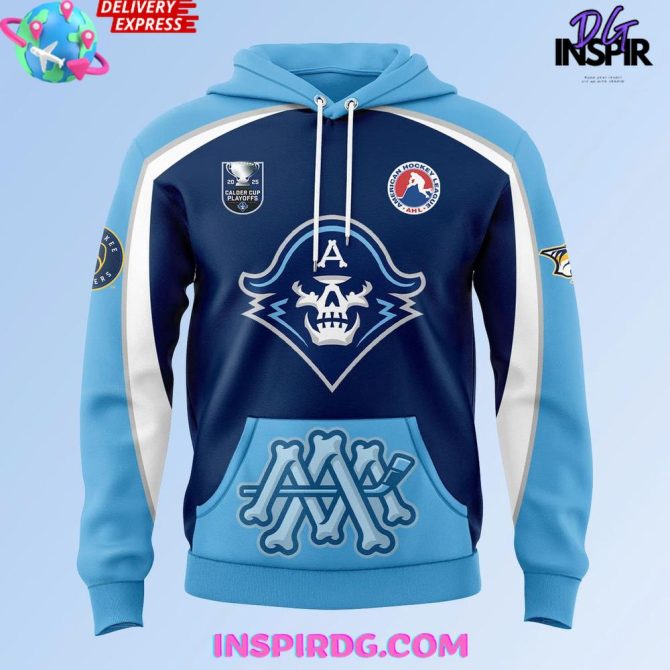 Milwaukee Admirals 2025 Calder Cup Playoffs Special All Over Print Hoodie - Image 2