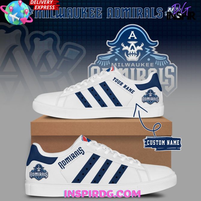 Milwaukee Admirals Customized Stan Smith Shoes