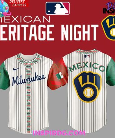 Milwaukee Brewers 2025 Mexican Heritage Night Striped Special Jersey