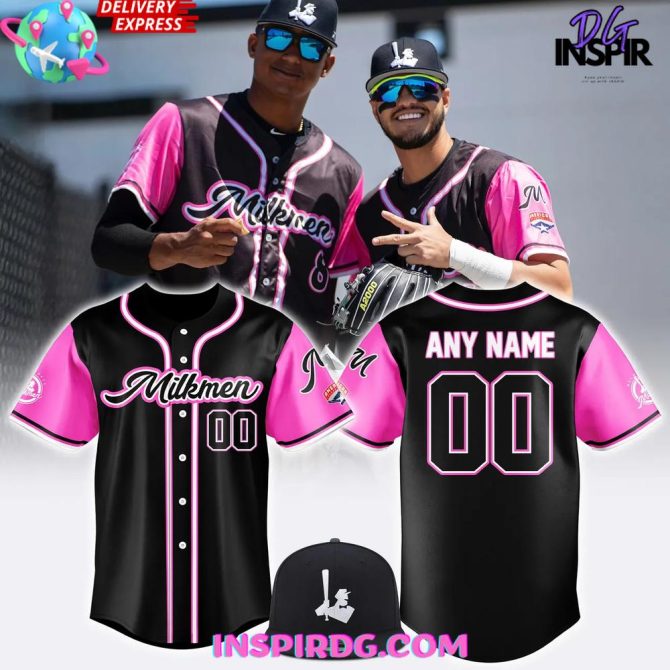 Milwaukee Milkmen Milkmen Roc'N Pink 2025 Limited Baseball Jersey