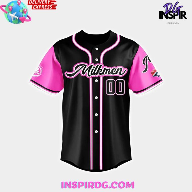 Milwaukee Milkmen Milkmen Roc'N Pink 2025 Limited Baseball Jersey - Image 2