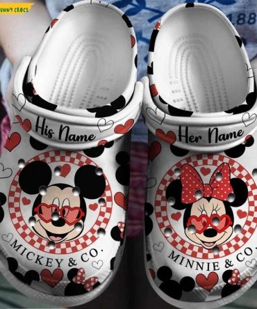 Minne Mouse Disney Crocs Clog Shoes - Discover Comfort And Style Clog Shoes Unisex Clogs Garden Shoes