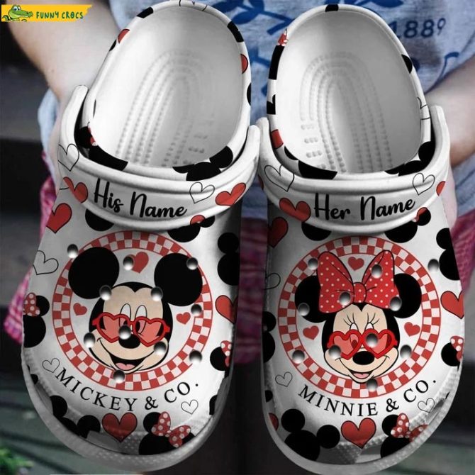 Minne Mouse Disney Crocs Clog Shoes - Discover Comfort And Style Clog Shoes Unisex Clogs Garden Shoes