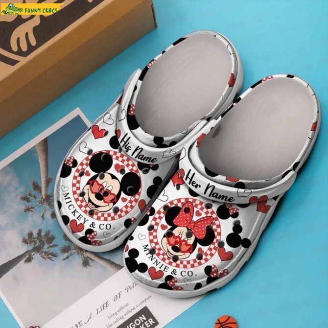 Minne Mouse Disney Crocs Clog Shoes - Discover Comfort And Style Clog Shoes Unisex Clogs Garden Shoes - Image 2
