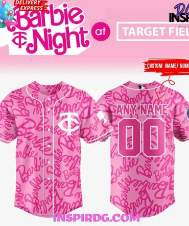 Minnesota Twins Barbie Night 2025 Baseball Jersey
