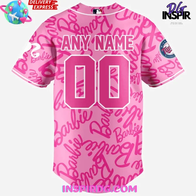 Minnesota Twins Barbie Night 2025 Baseball Jersey - Image 3