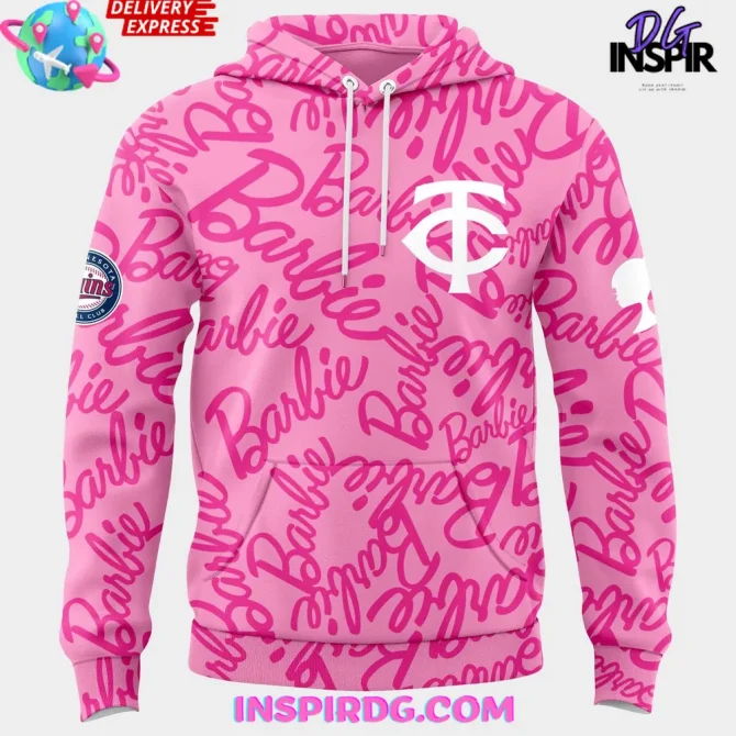 Minnesota Twins Barbie Night 2025 All Over Print Hoodie - Image 2