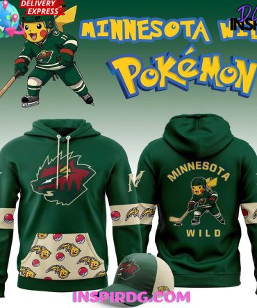 Minnesota Wild X Pokémon Special All Over Print Hoodie
