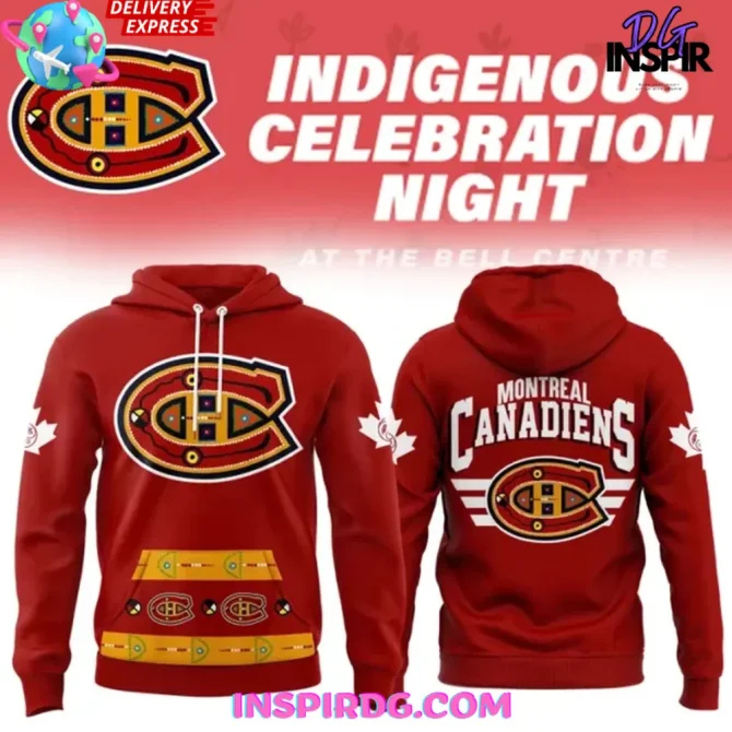 Montreal Canadiens X Indigenous Canada Heritage 2025 All Over Print Hoodie