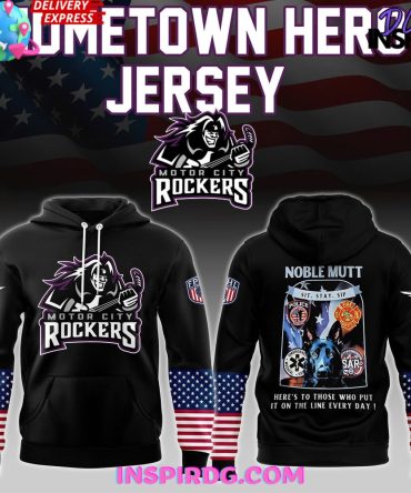 Motor City Rockers Home Town Hero 2025 All Over Print Hoodie