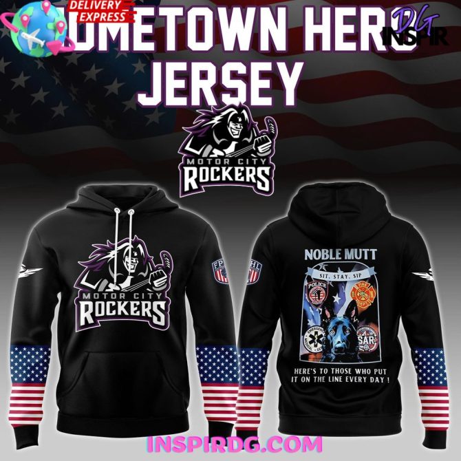 Motor City Rockers Home Town Hero 2025 All Over Print Hoodie