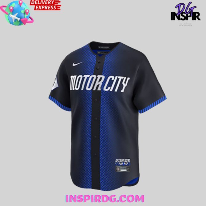 Detroit Tigers Motor City Connect 2024 Baseball Jersey - Image 4