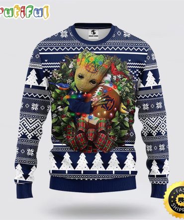Ncaa Auburn Tigers Ugly Sweater Groot Christmas Sweater