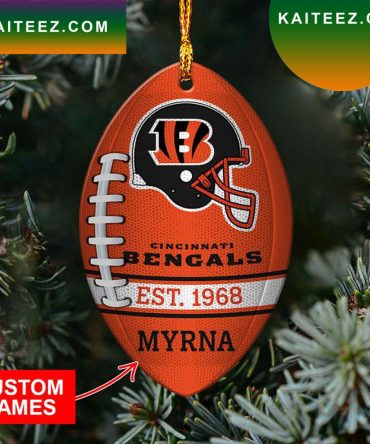 Nfl Cincinnati Bengals Christmas Ornament