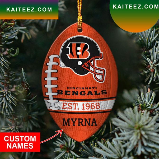 Nfl Cincinnati Bengals Christmas Ornament