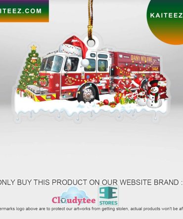 North Phoenix Arizona Daisy Mountain Fire And Medical Christmas Ornament