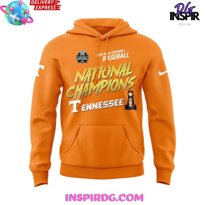 National Champions Tennessee Baseball 2024 All Over Print Hoodie Shirt - Image 2