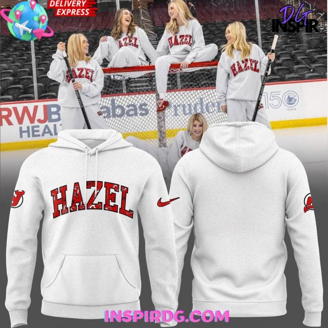 New Jersey Devils X Hazel Special All Over Print Hoodie